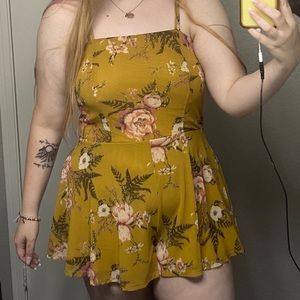 Yellow romper